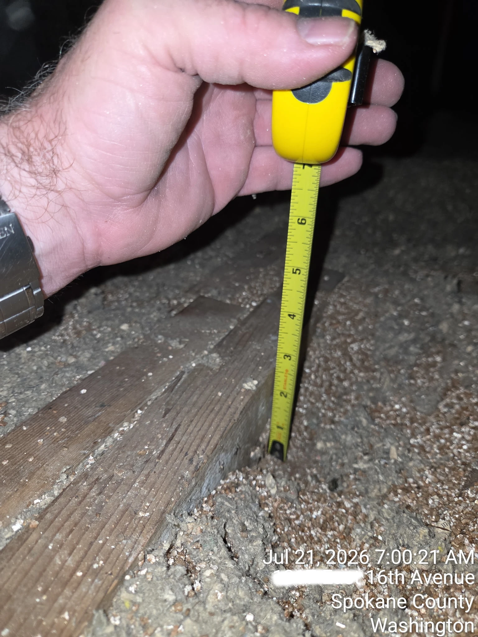 Attic inspection before insulation